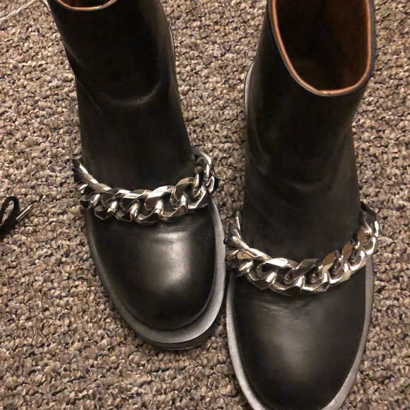 givenchy boots chain